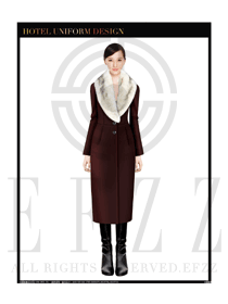 女職業裝OL大衣設計圖165