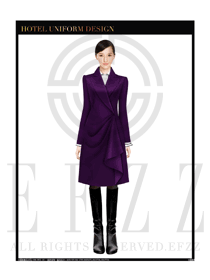 女職業(yè)裝OL大衣設(shè)計(jì)圖166