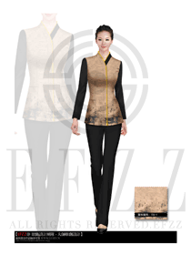 新款長袖女款保潔PA服裝款式圖213