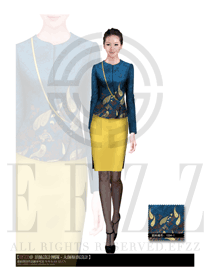 時尚五星級酒店中餐廳領班服裝款式圖122