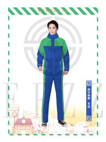 原創設計淺綠色男款學生服制服款式圖030