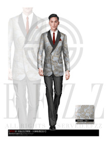 原創制服設計長袖男款酒店大堂服裝款式圖978