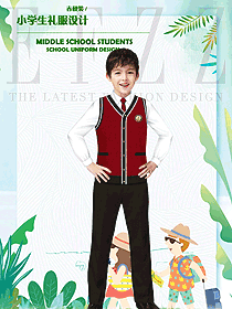 原創制服設計男款學生服校服款式圖091