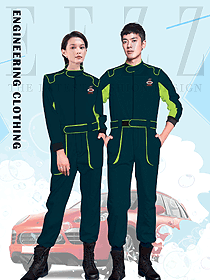 原創(chuàng)制服設(shè)計(jì)男女同款工程服款式效果圖1229
