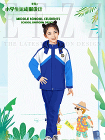 原創(chuàng)制服設(shè)計藍(lán)色女款學(xué)生服校服款式圖107