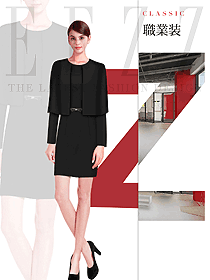 原創制服設計女秋冬職業裝款式效果圖1617