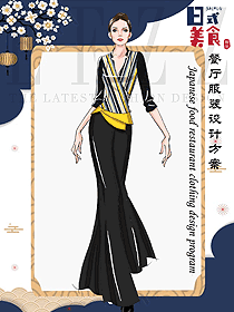 新款女款酒店大堂服裝款式圖1210