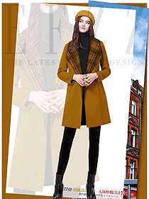 新款女職業裝大衣制服設計圖271