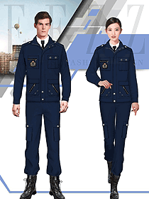 原創(chuàng)制服設(shè)計(jì)春秋工程服款式效果圖1251