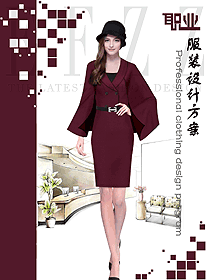時(shí)尚女秋冬職業(yè)裝制服設(shè)計(jì)圖1715