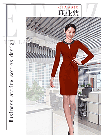 原創制服設計女職業裝夏裝款式圖841