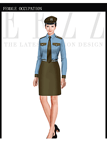 長(zhǎng)袖保安服制服設(shè)計(jì)圖275