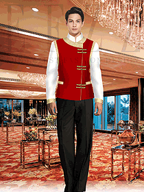 酒店中餐服務員制服948