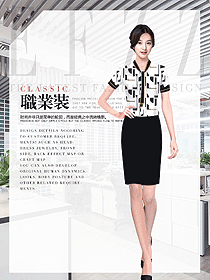 時尚女職業裝短袖襯衫款式圖395