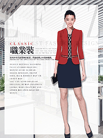 原創制服設計女職業裝夏裝款式圖915