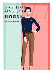 時尚女職業(yè)裝長袖襯衫制服設計圖336