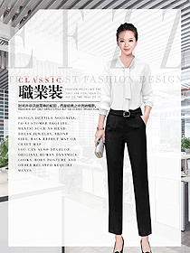 原創制服設計女職業裝長袖襯衫款式圖383