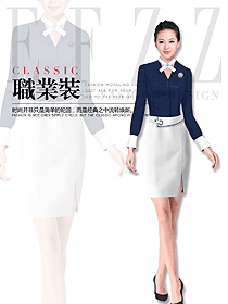 原創(chuàng)制服設(shè)計(jì)女職業(yè)裝長袖襯衫款式圖371