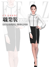 原創制服設計白色女職業裝長袖襯衫款式圖368