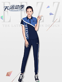 時(shí)尚女職業(yè)裝T恤制服設(shè)計(jì)圖037