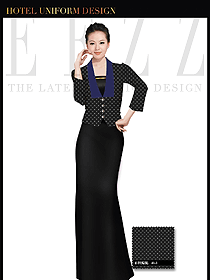 酒店制服西餐咨客服裝設計390