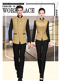 新中式酒店保潔PA員工制服設計圖247