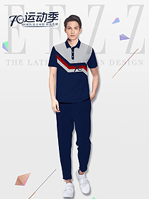 原創設計短袖男職業裝T恤服裝款式圖117