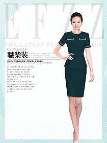 原創(chuàng)制服設(shè)計(jì)短袖女職業(yè)裝夏裝款式圖791