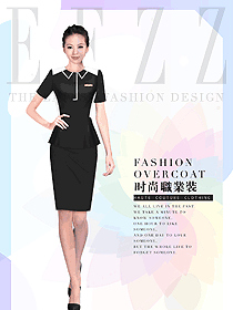 新款女職業裝夏裝制服設計圖796