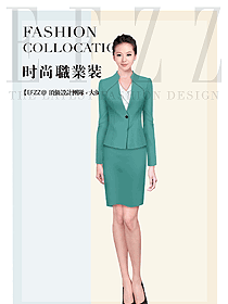 時尚女職業裝夏裝制服設計圖811