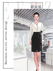 時尚女職業(yè)裝夏裝制服設計圖846