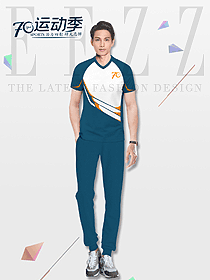 男職業(yè)裝T恤服裝款式效果圖122