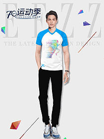 原創設計短袖男職業裝T恤服裝款式圖135