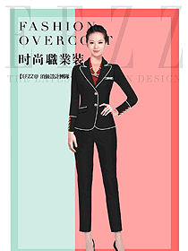 新款女秋冬職業(yè)裝制服設計圖1645