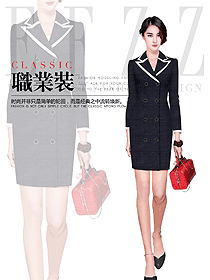 新款女職業(yè)裝夏裝制服設(shè)計圖977