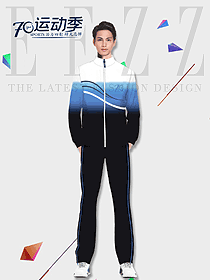 時(shí)尚長(zhǎng)袖男款促銷(xiāo)服服裝款式圖1026