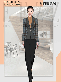 女款長袖襯衣酒店大堂制服設計圖1223