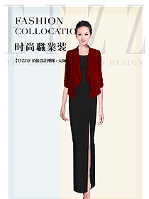 原創制服設計女款酒店大堂服裝款式圖1231