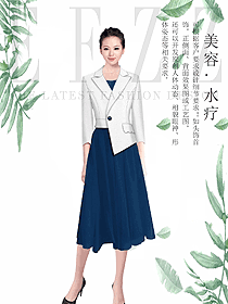 時尚SPA水療會所咨客制服設計圖516