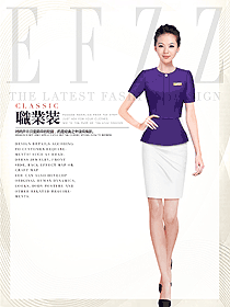 女款SPA水療會所咨客制服設(shè)計圖459