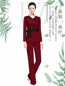 時尚簡約款美容技師制服設計圖652