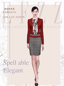 新款女職業裝夏裝制服設計圖979