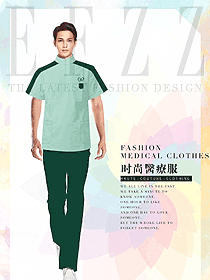 新款短袖美容醫療服裝款式圖787