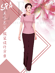 時尚女款醫療美容制服設計圖806