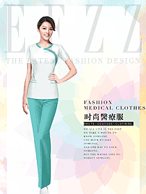 原創(chuàng)設(shè)計牙科醫(yī)生護工服裝款式圖838