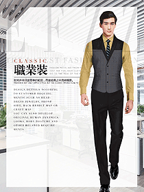 時尚男職業裝馬夾款式效果圖142