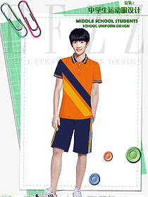 新款短袖男款學生服校服款式設計圖127