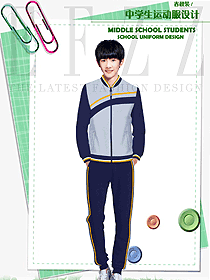 原創(chuàng)制服設(shè)計(jì)長(zhǎng)袖男款學(xué)生服校服款式圖128