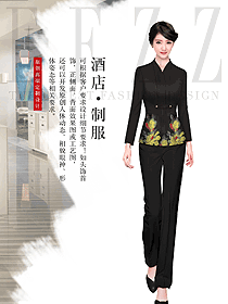 原創制服設計女款酒店大堂制服設計圖1257