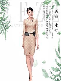 原創制服設計總臺收銀接待服裝款式圖454